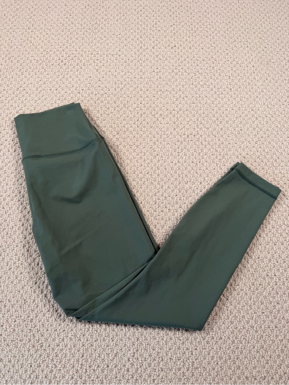Yogalicious High-Waist Leggings in Deep Green